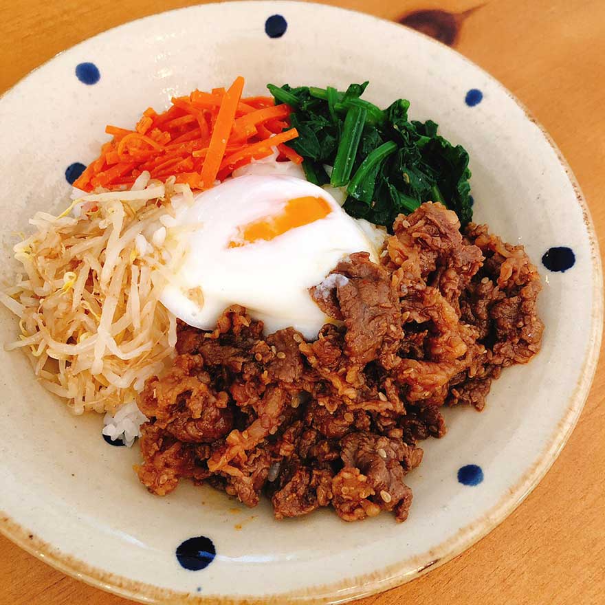 Saruhachi | 世界を2週した夫婦が作る世界の味 ランチ　韓国料理　ビビンバ